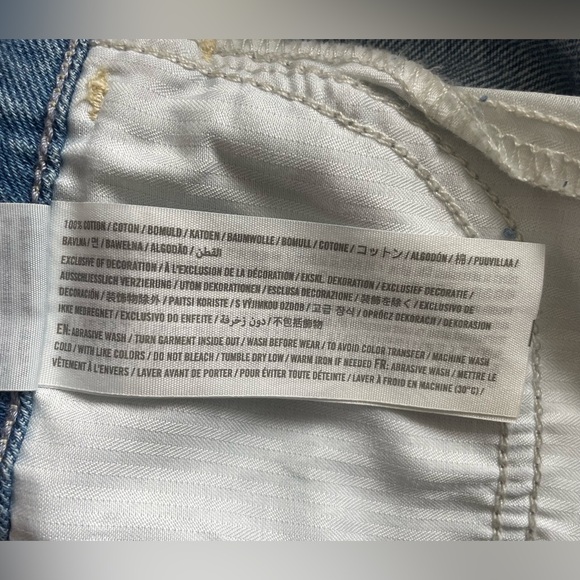 Hollister Women Distressed Ultra High Rise Skirt Size 29 - Picture 8 of 9